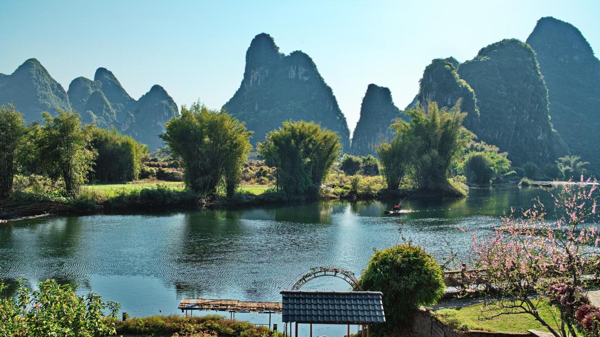 Yangshuo Mountain Retreat Hotel Exterior foto